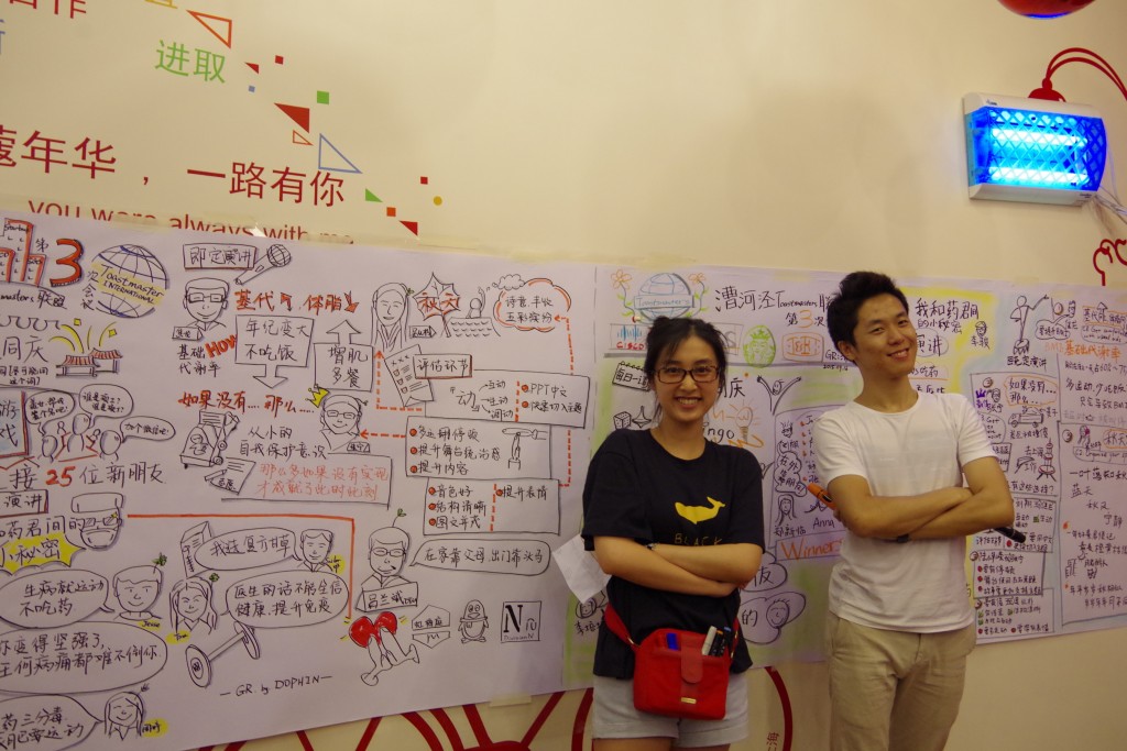 漕河泾Toastmasters联盟第三次会议-和Dophin合照